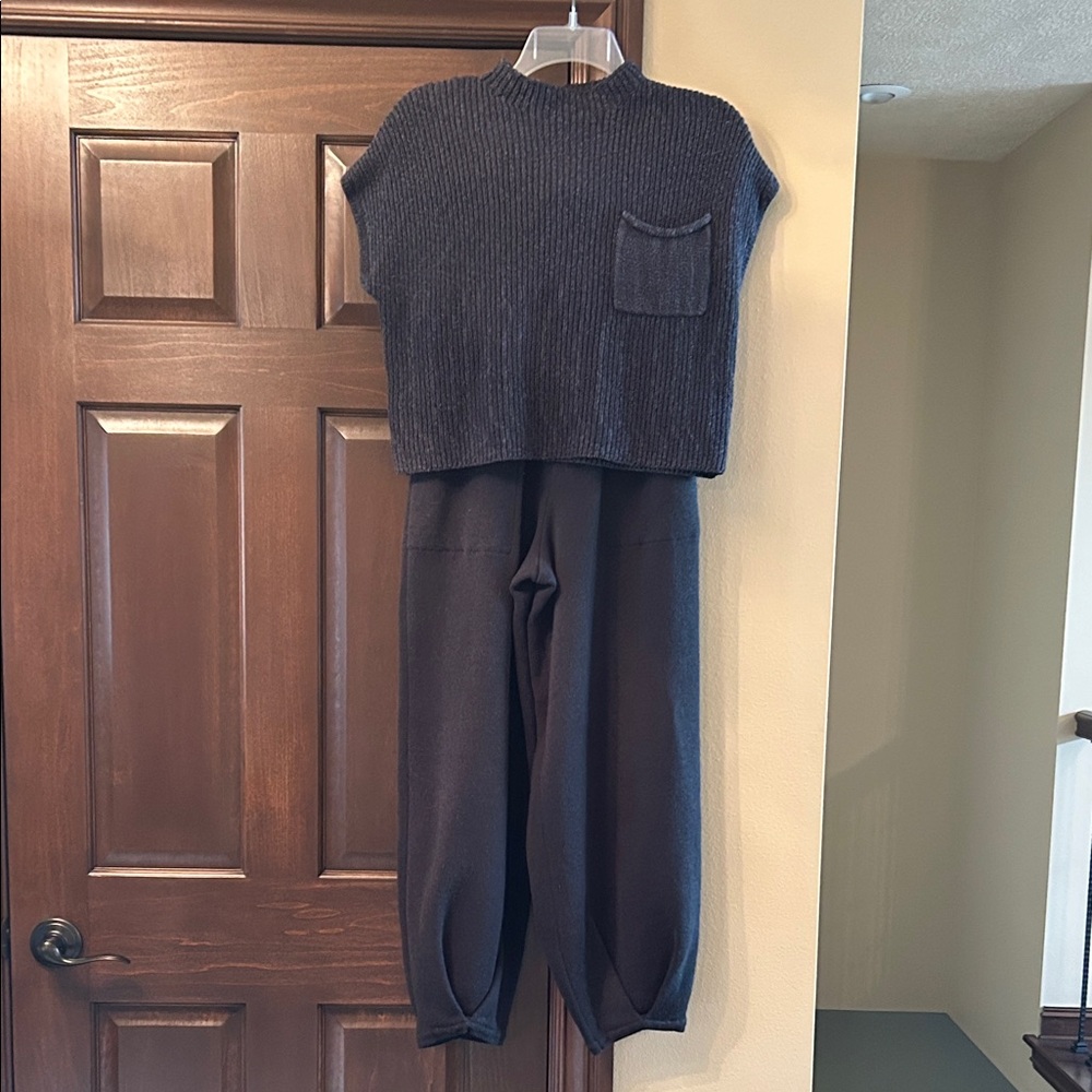 Chic Black Knit Jumpsuit